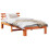 VidaXL vidaXL Bed Frame with Headboard Wax Brown 90 x 190 cm Solid Pine Wood 3
