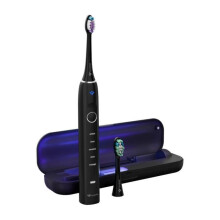 Tandenborstel - tongschraper Truelife SonicBrush Clean70 UV Zwart IPX8 Sonische tandenborstel