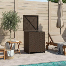 vidaXL Cushion Box 55 x 55 x 69 cm steel