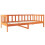 VidaXL vidaXL Bed Frame with Headboard Wax Brown 90 x 190 cm Solid Pine Wood 3