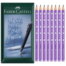 (Unicorn) Faber-Castell Unicorn Jumbo HB Pencils, 8 Pack