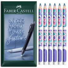 (Pastel) Faber-Castell Fantasy Jumbo Colouring Pencils 6 Pack