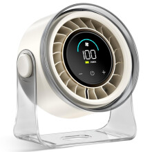 Draagbare Bureauventilator, Stille Ventilator voor de Slaapkamer, Draagbare Ventilator met Turbo Luchtstroom, Ventilatoren met 100 Snelheden Digitale