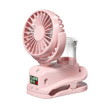 Koelclip Luchtbevochtiger Ventilator USB Oplaadbare Desktop Koelventilator Mist Luchtbevochtiger Draagbaar Multifunctioneel