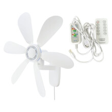 Wandventilator met Afstandsbediening en Timer Kleine Ventilator met Krachtige 4 Snelheden Stille Hoekventilatoren voor Slaapkamer Keukens