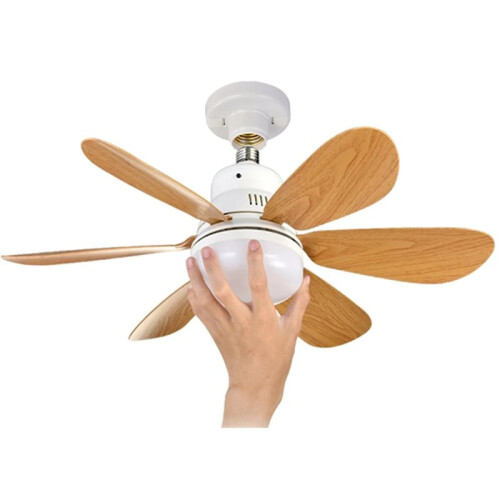E27 LED Ceiling Fan Light Wireless Remote Control with Stepless Dimming Night Lights Fan for Room Office Study