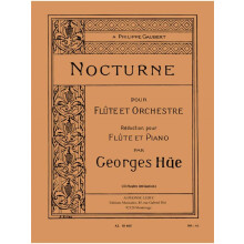 Hue : Nocturne For Flute And Orchestra - Flûte Traversière et Piano - AL10465 - 9790046104657