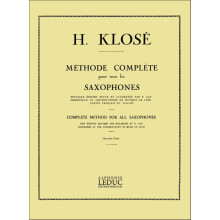 Hyacinthe-Eléonore Klosé : Méthode de Saxophone Vol. 2 - Saxophone - AL06023 - 9790046060236