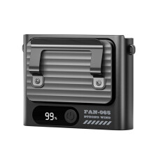 Ventilador Portátil de Cintura 4000mAh Ventilador Colgante para el Cuello Ventilador con Clip para Camisa Recargable por USB Ventilador de Clip
