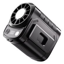 Clip Waist Clip Fan 5-Speed Adjustable, Large Battery Fan USB Charging, Silent Portable Fan for Outdoor Work Travel