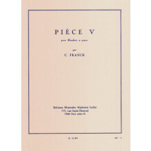 César Franck : Pièce V - Hautbois et Piano - AL16389 - 9790046163890