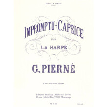 Gabriel Pierné : Impromptu-Caprice for Harp - Harpe - AL10381 - 9790046103810