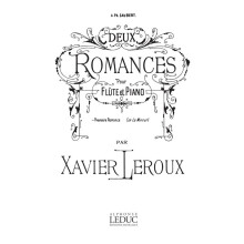Leroux : Deux Romances - Flûte Traversière et Piano - AL09848 - 9790046098482