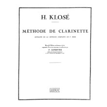 Hyacinthe-Eléonore Klosé : Methode Extraite De La Methode De Berr - Clarinette - AL07231 - 9790046072314