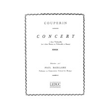 François Couperin : Concert in G major - Duo de Violoncelles - AL16621 - 9790046166211