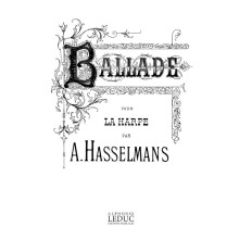 Alphonse Hasselmans : Ballade for Harp - Harpe - AL07860 - 9790046078606
