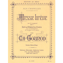 Charles Gounod : Messe Brève No.7 - Choeur SATB et Orgue - AL13029 - 9790046130298