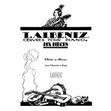 Isaac Albéniz : Chant D'Amour - Clarinette et Piano - AL17055 - 9790046170553