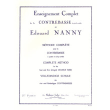 Edouard Nanny : Méthode Complète pour la Contrebasse - 2me Partie - Contrebasse - AL15877 - 9790046158773