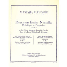 200 Études Nouvelles Mélodiques et Progressives 6 - 10 grandes études nouvelles virtuosité - Cor - AL16543 - 9790046165436
