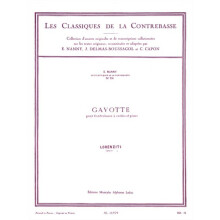 Joseph-Antoine Lorenziti : Gavotte - Contrebasse - Conducteur - AL16929 - 9790046169298