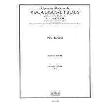 Gabriel Fauré : Vocalise No.1 - Voix Haute - AL13793 - 9790046137938