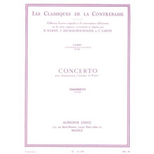Domenico Dragonetti : Concerto pour Contrebasse et Piano - Contrebasse - Avec parties séparées - AL16930 - 9790046169304