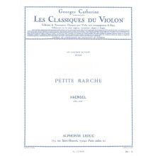 Georg Friedrich Händel : Petite Marche pour violon seul - Violon - AL17008 - 9790046170089
