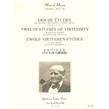 Marcel Moyse : 12 studies of great virtuosity after Chopin - Flûte Traversière - AL17462 - 9790046174629