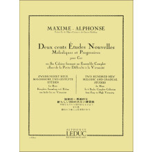 Maxime Alphonse : 200 Études Nouvelles Mélodiques et Progressives 1 - 70 études très faciles et faciles - Cor - AL16857 - 9790046168574