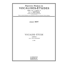 Jacques Ibert : Vocalise Etude N0123 - AL17760 - 9790046177606