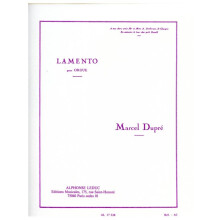 Dupre : Lamento - Orgue - AL17338 - 9790046173387