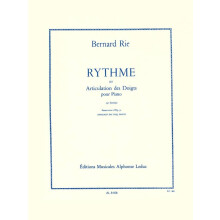 Bernard Rie : Rythme Et Articulation Des Doigts - 230 Exercices-0P42 - Piano - AL08168 - 9790046081682