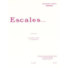 Jacques Ibert : Escales - Hautbois et Piano - AL17822 - 9790046178221