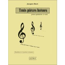 Jacques Ibert : Trois Pièces Brèves pour quintette à vent - Set d'ouvrages - AL17772 - 9790046177729