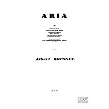 Albert Roussel : Aria Pour Hautbois Et Piano - Hautbois et Piano - AL17877 - 9790046178771