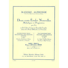 Maxime Alphonse : 200 Études Nouvelles Mélodiques et Progressives 3 - 40 études moyenne force - Cor - AL16721 - 9790046167218