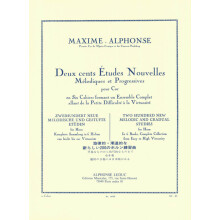 Maxime Alphonse : 200 Études Nouvelles Mélodiques et Progressives 2 - 40 études faciles - Cor - AL16720 - 9790046167201