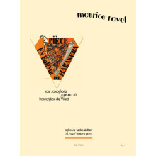 Maurice Ravel : Pièce En Forme De Habanera - Saxophone Soprano - AL17679 - 9790046176791
