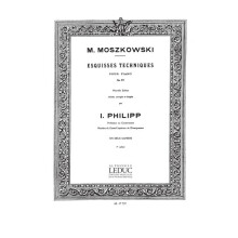 Moritz Moszkowski : Esquisses Techniques Op.97, Vol. 1 - Piano - AL17737 - 9790046177378