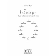 Migot : Le Zodiaque, 12 Etudes de Concert - Recueil Piano - Piano - AL18135 - 9790046181351