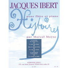 Jacques Ibert : Histoires pour flûte et piano - Flûte Traversière et Piano - AL18125 - 9790046181252