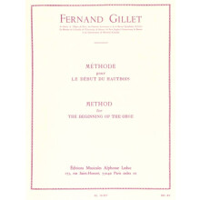 Ferdinand Gillet : Méthode pour le Début - Hautbois - Conducteur - AL18827 - 9790046188275