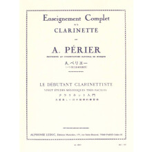 Perier : Debutant Clarinettiste - Clarinette - AL19075 - 9790046190759