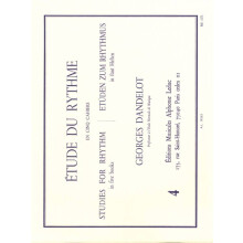 Georges Dandelot : Étude Du Rythme - Vol.4 - Mesures simples (compl. du 1er cahier) - AL19263 - 9790046192630