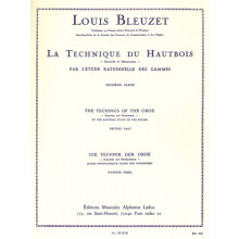 L. Bleuzet : Louis Bleuzet: The Technique Of The Oboe - Volume 2 - Hautbois - Conducteur - AL19308 - 9790046193088