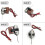 D4612AAA21 Refrigerator Evaporator Fan Motor Replacement for Daewoo  BAUMATIC Refrigerator Replace 3015915900 3