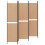 VidaXL vidaXL 6-Panel Room Divider Beige 300 x 200 cm Fabric 5