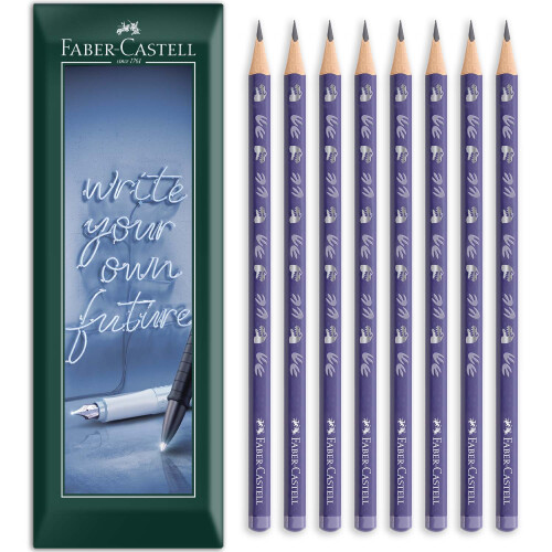 Faber-Castell (Dinosaur) Faber-Castell Dinosaur HB Graphite Pencils, 8 Pack