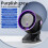 Digitale Display Desktop Ventilator USB-Oplaadbare Bureauventilator Wandmontage voor Persoonlijke Koeling 9